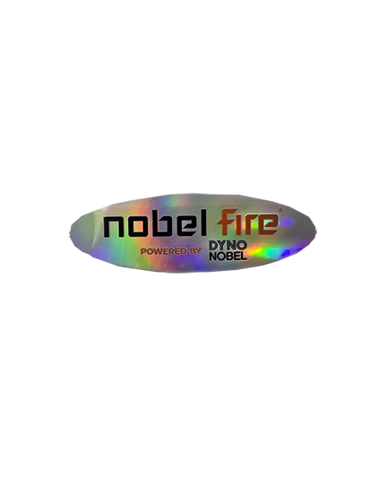 Nobel Fire Sticker – 25 pack